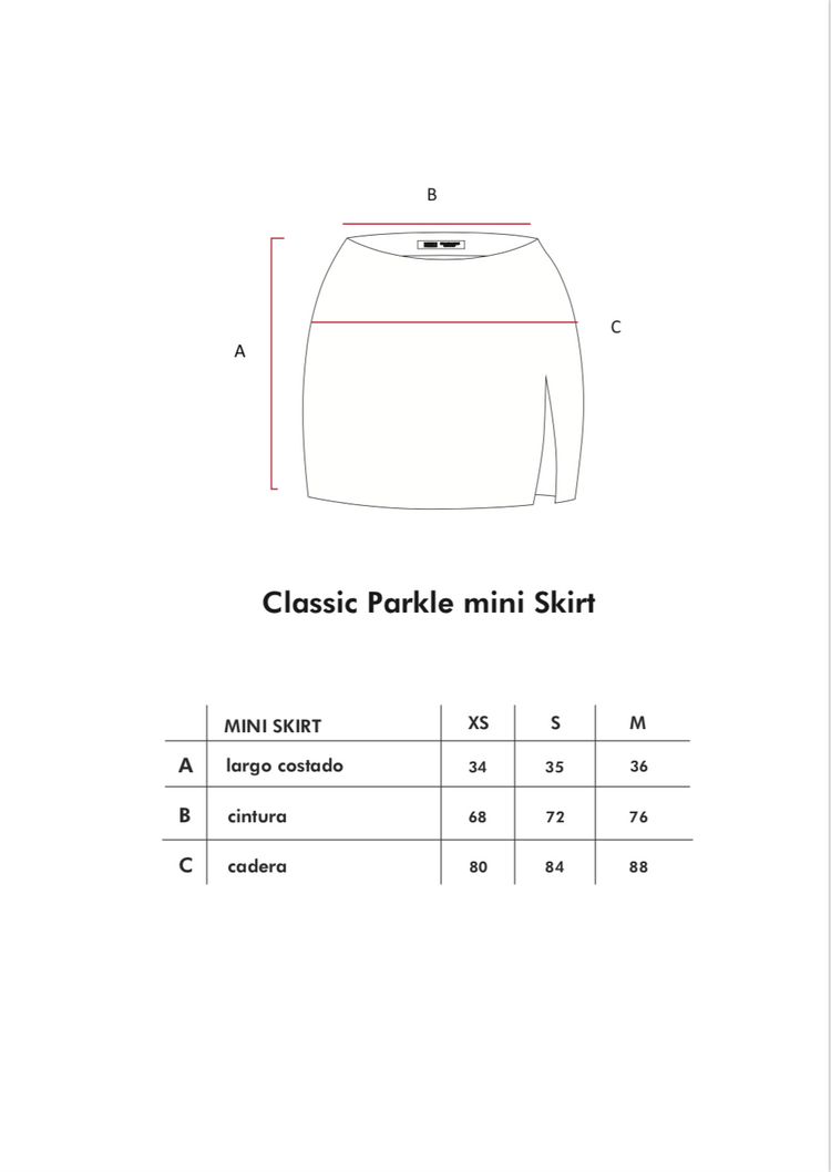 Classic Parkle Mini Skirt